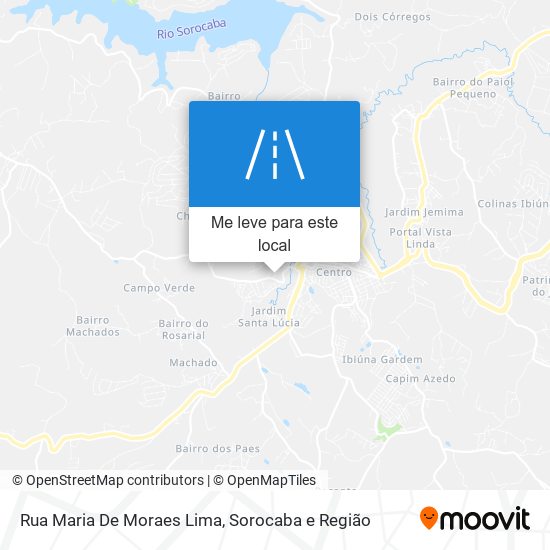 Rua Maria De Moraes Lima mapa