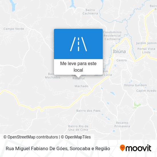 Rua Miguel Fabiano De Góes mapa