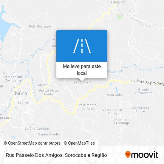 Rua Passeio Dos Amigos mapa