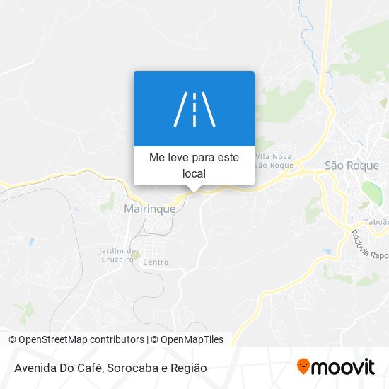 Avenida Do Café mapa