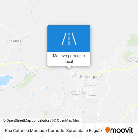 Rua Catarina Mercado Comodo mapa