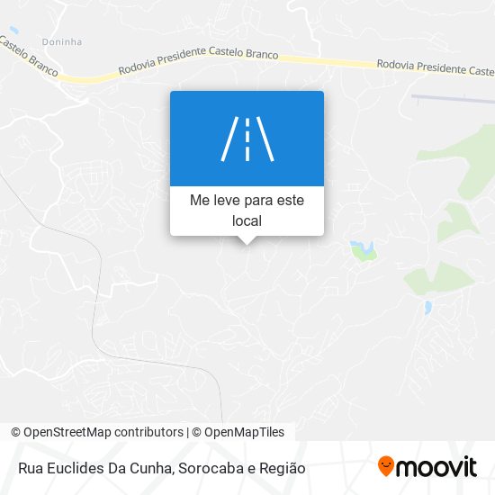 Rua Euclides Da Cunha mapa