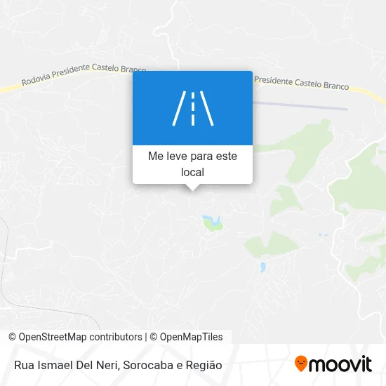 Rua Ismael Del Neri mapa