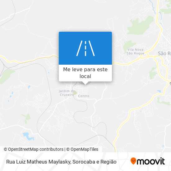 Rua Luiz Matheus Maylasky mapa