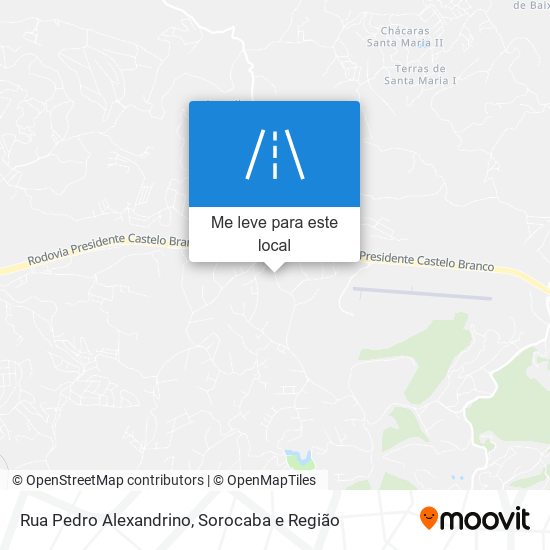 Rua Pedro Alexandrino mapa