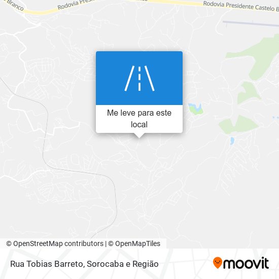 Rua Tobias Barreto mapa