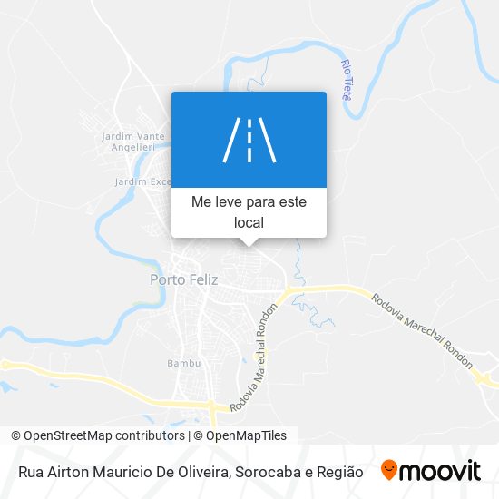 Rua Airton Mauricio De Oliveira mapa