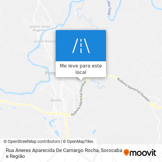 Rua Aneres Aparecida De Camargo Rocha mapa