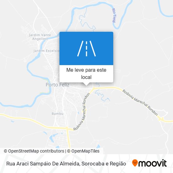 Rua Araci Sampáio De Almeida mapa
