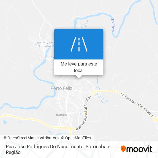 Rua José Rodrigues Do Nascimento mapa