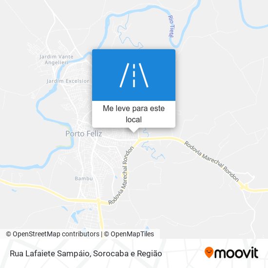 Rua Lafaiete Sampáio mapa