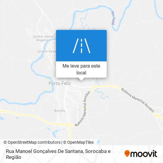 Rua Manoel Gonçalves De Santana mapa