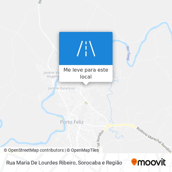 Rua Maria De Lourdes Ribeiro mapa