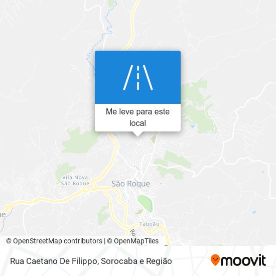 Rua Caetano De Filippo mapa