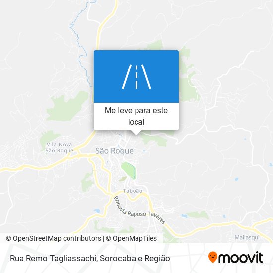 Rua Remo Tagliassachi mapa