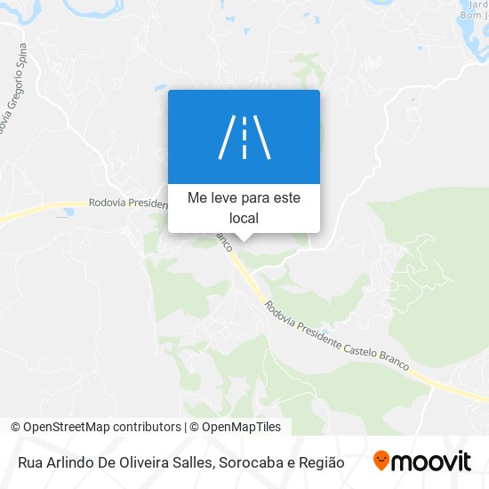 Rua Arlindo De Oliveira Salles mapa