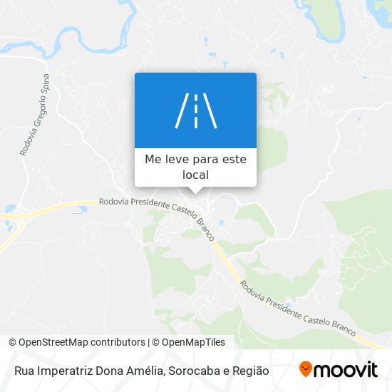 Rua Imperatriz Dona Amélia mapa