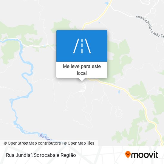 Rua Jundiaí mapa