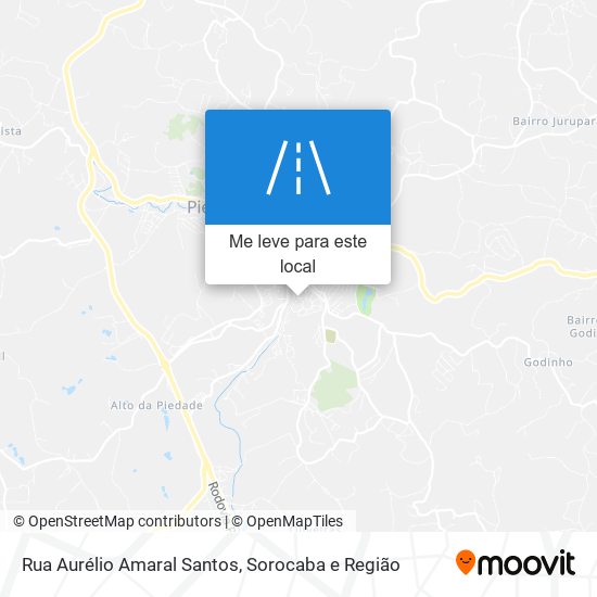 Rua Aurélio Amaral Santos mapa