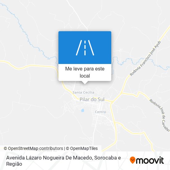 Avenida Lázaro Nogueira De Macedo mapa