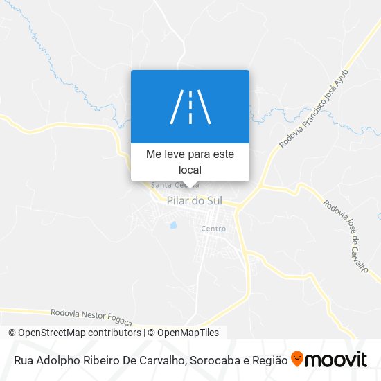 Rua Adolpho Ribeiro De Carvalho mapa