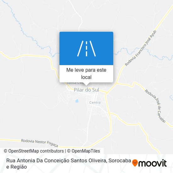 Rua Antonia Da Conceição Santos Oliveira mapa