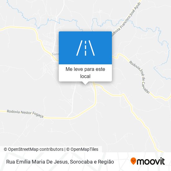 Rua Emília Maria De Jesus mapa