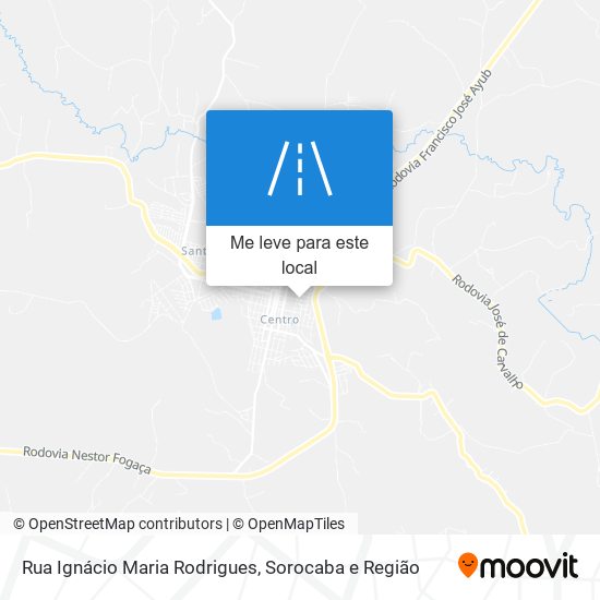 Rua Ignácio Maria Rodrigues mapa