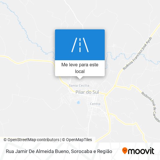 Rua Jamir  De Almeida Bueno mapa