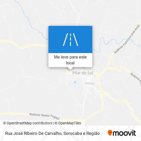 Rua José Ribeiro De Carvalho mapa