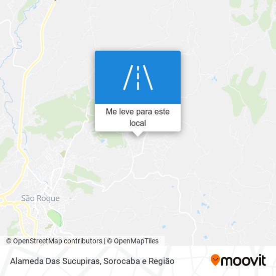 Alameda Das Sucupiras mapa