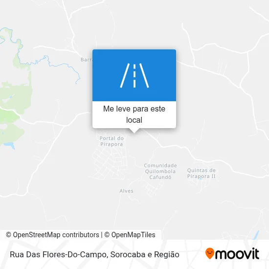 Rua Das Flores-Do-Campo mapa
