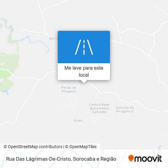 Rua Das Lágrimas-De-Cristo mapa