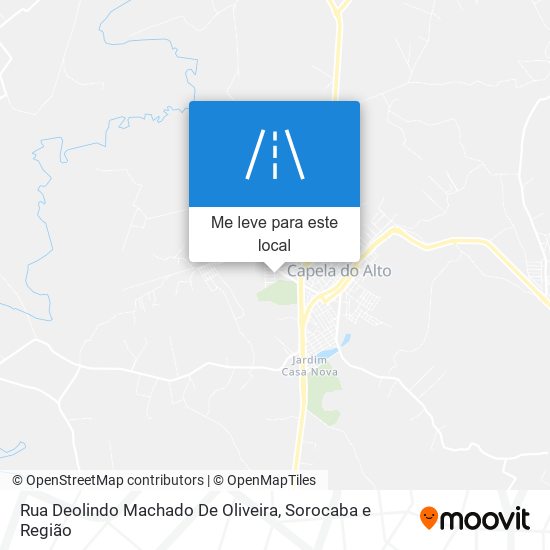 Rua Deolindo Machado De Oliveira mapa