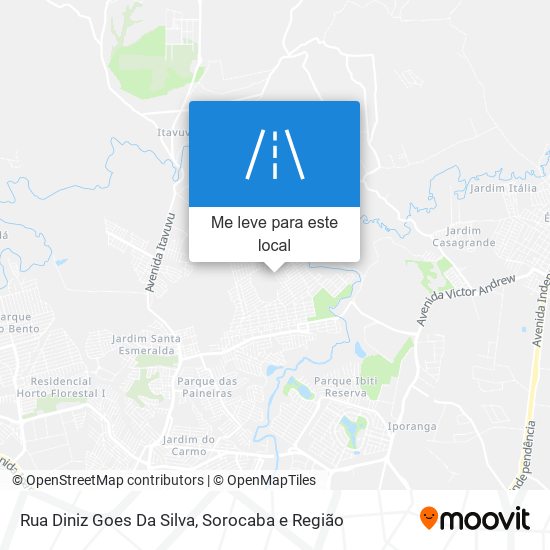 Rua Diniz Goes Da Silva mapa