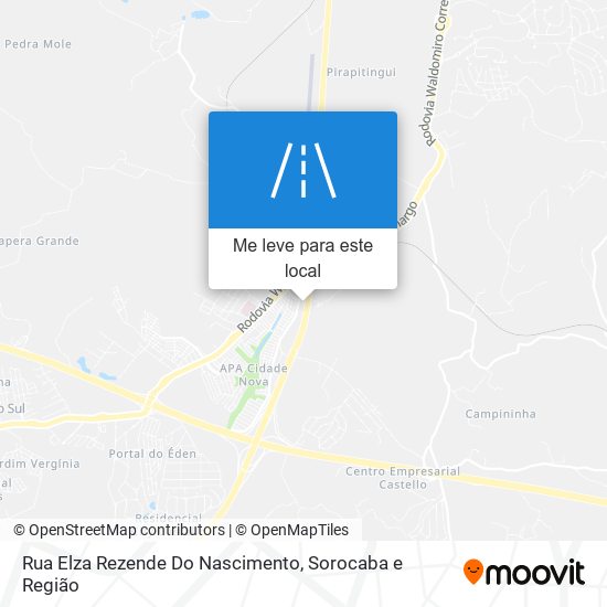 Rua Elza Rezende Do Nascimento mapa