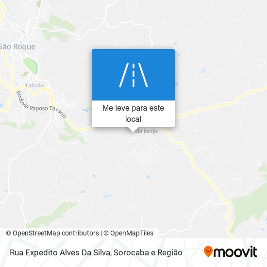 Rua Expedito Alves Da Silva mapa