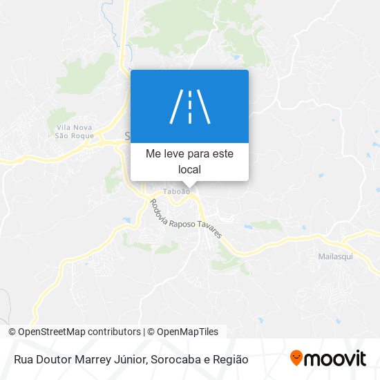 Rua Doutor Marrey Júnior mapa