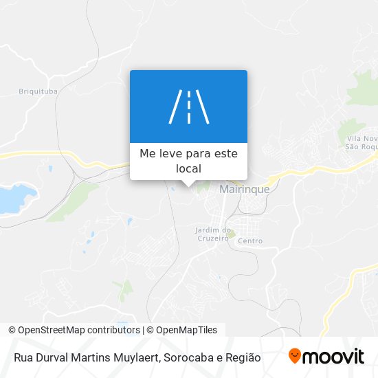 Rua Durval Martins Muylaert mapa