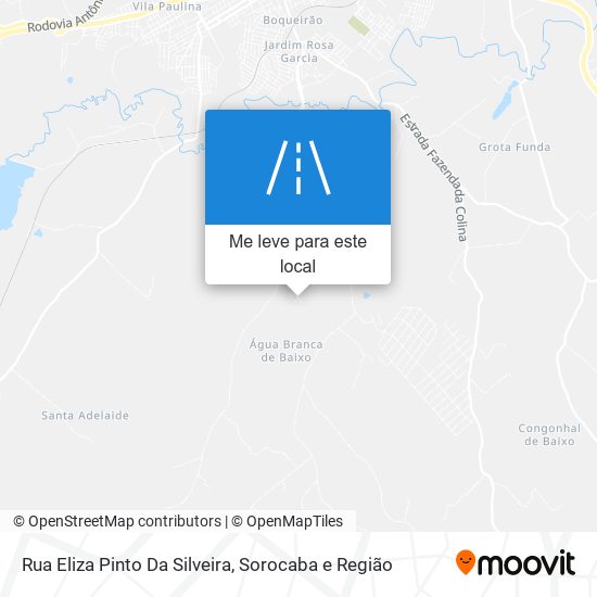 Rua Eliza Pinto Da Silveira mapa