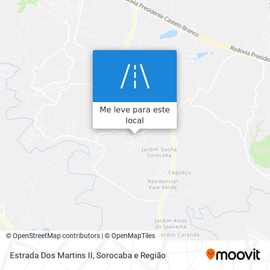 Estrada Dos Martins II mapa