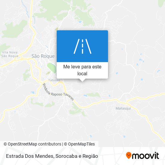 Estrada Dos Mendes mapa