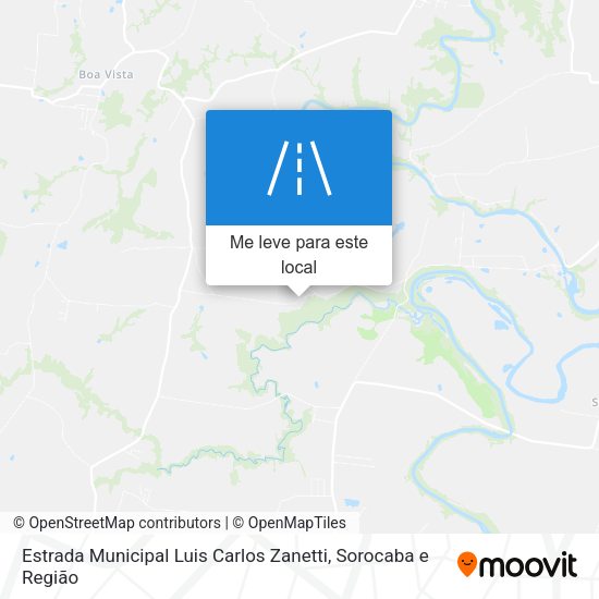 Estrada Municipal Luis Carlos Zanetti mapa