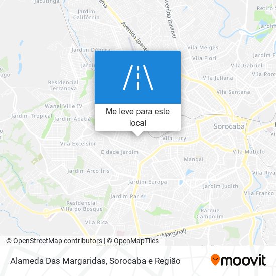 Alameda Das Margaridas mapa