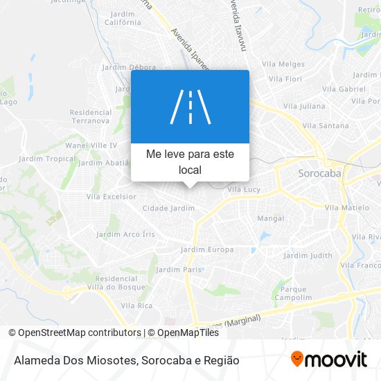 Alameda Dos Miosotes mapa