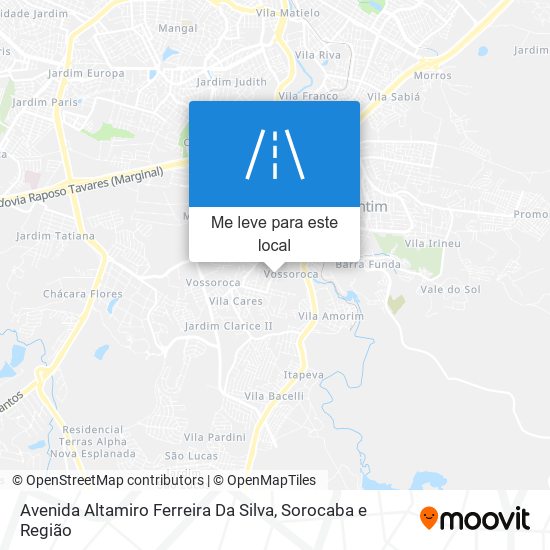Avenida Altamiro Ferreira Da Silva mapa