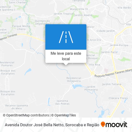 Avenida Doutor José Bella Netto mapa