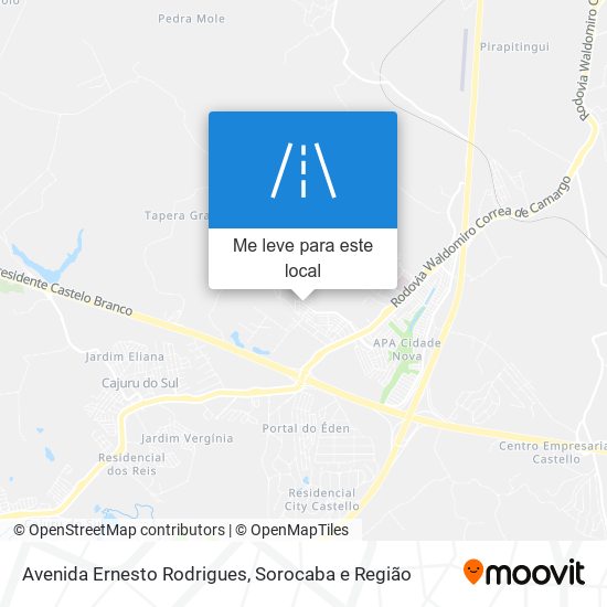 Avenida Ernesto Rodrigues mapa