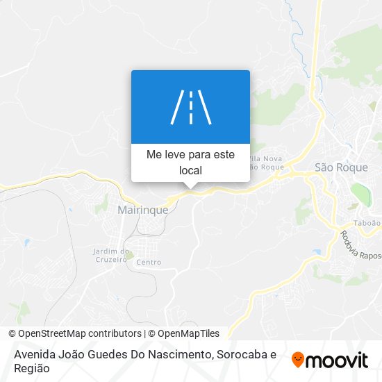 Avenida João Guedes Do Nascimento mapa