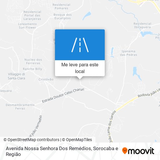 Avenida Nossa Senhora Dos Remédios mapa